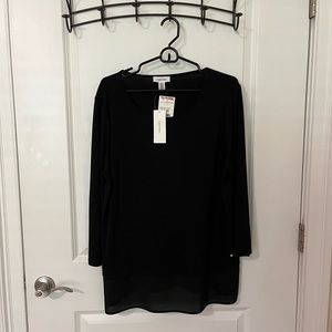 Calvin Klein black long sleeve